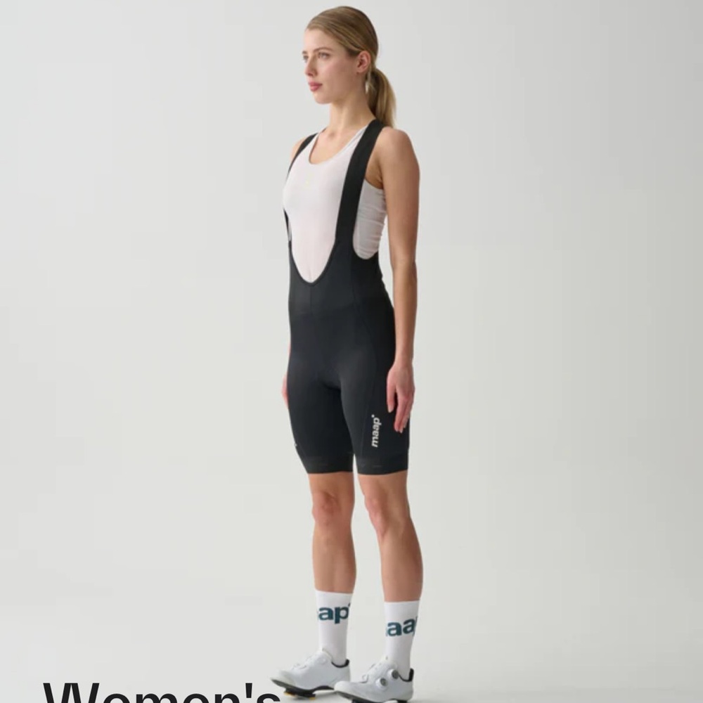 MAAP Women's Black Cycling Bib size S